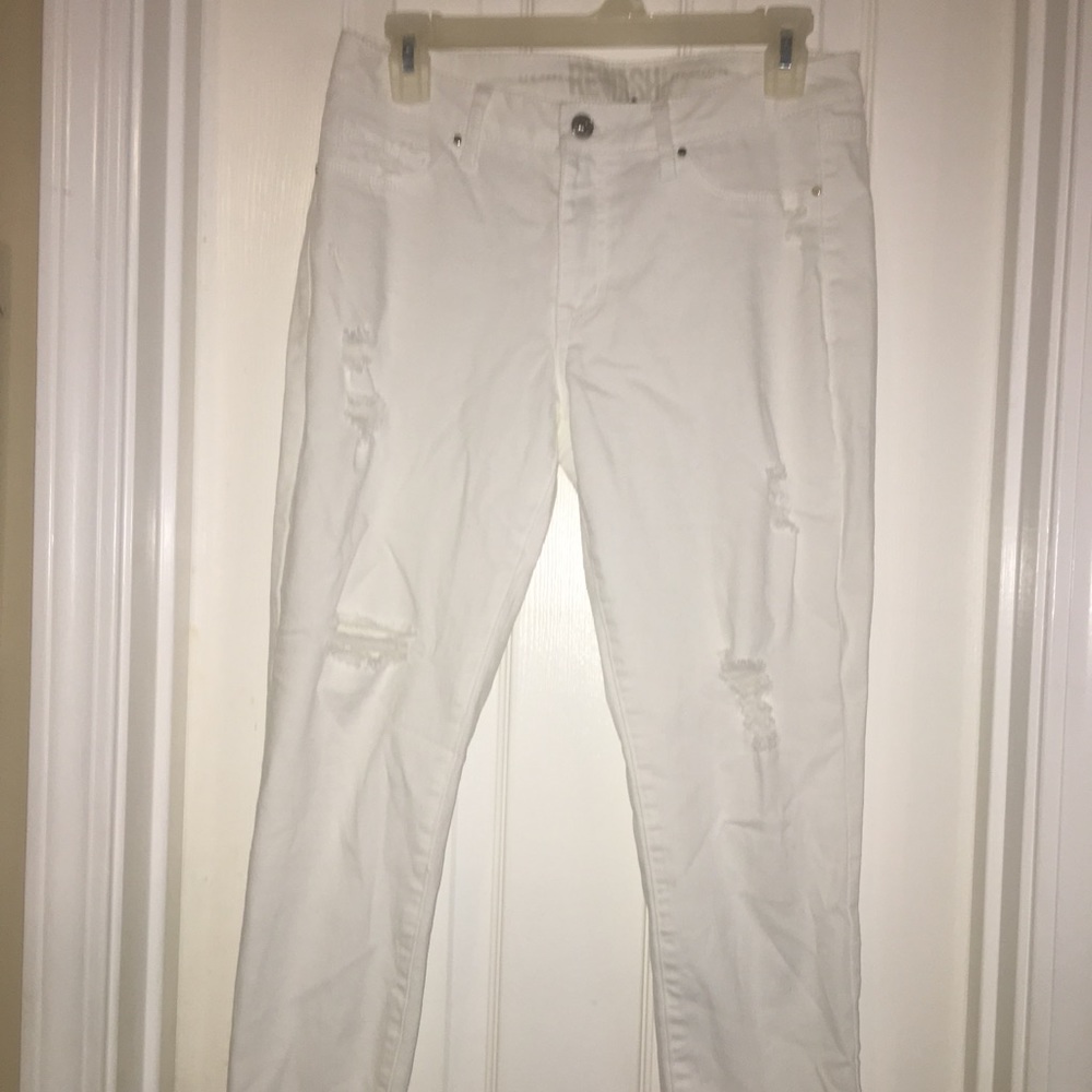 Rewash white ripped jeans